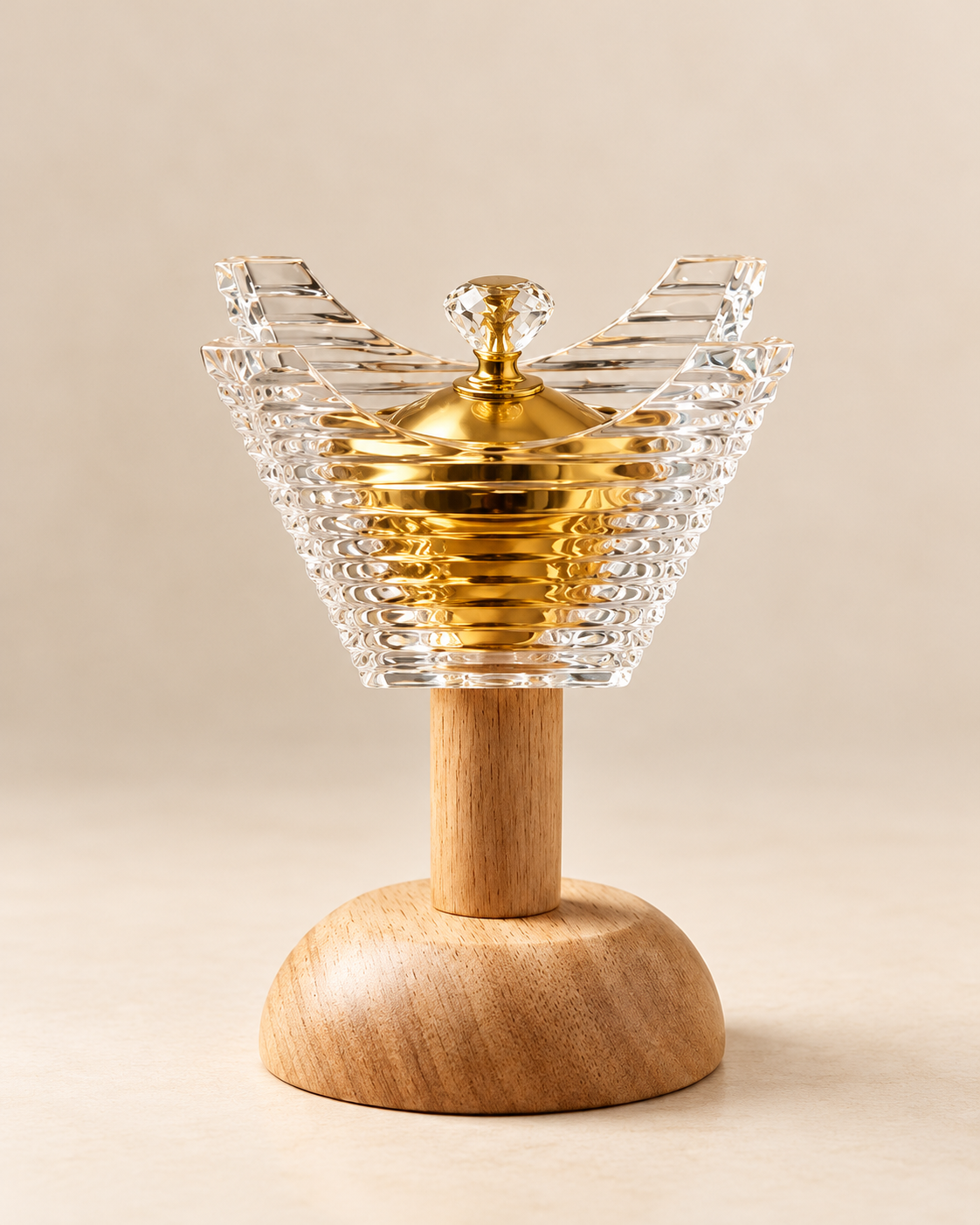 Acrylic × Wooden Base 14