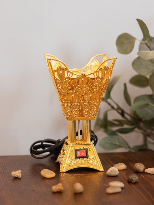 مبخرة كهرباء ذهبي