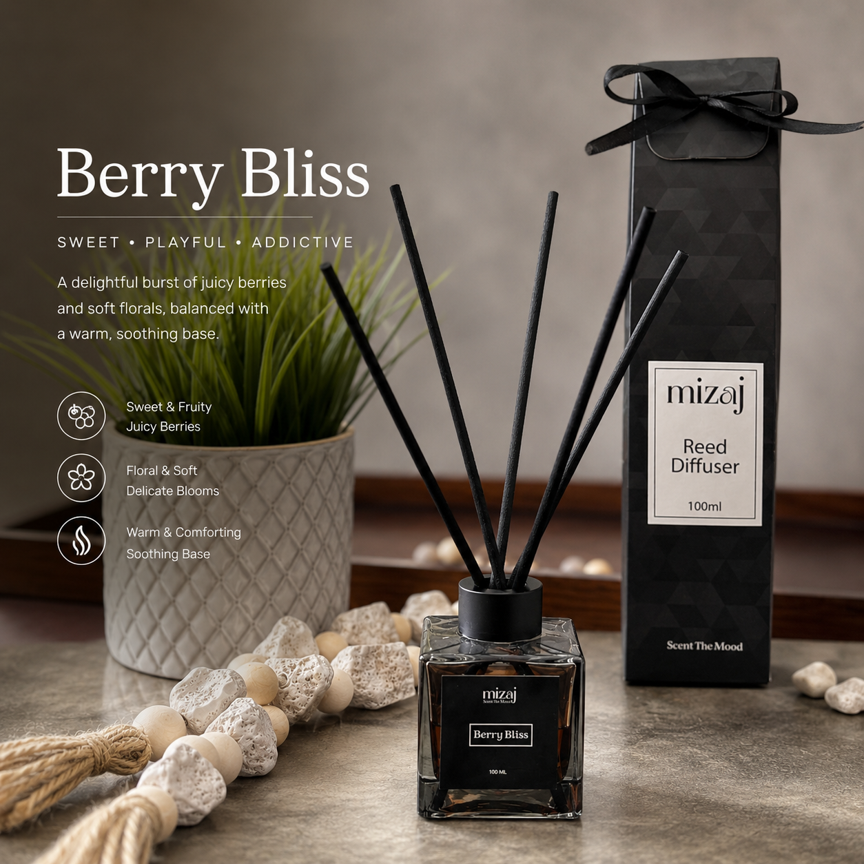 Berry Bliss Reed Diffuser by Mizaj